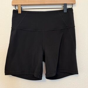 Athleta High Rise Bike Shorts Women’s Small Black Buttery Soft 4” Inseam